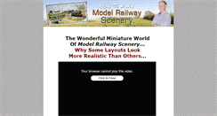 Desktop Screenshot of modelrailwayscenery.org