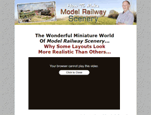 Tablet Screenshot of modelrailwayscenery.org